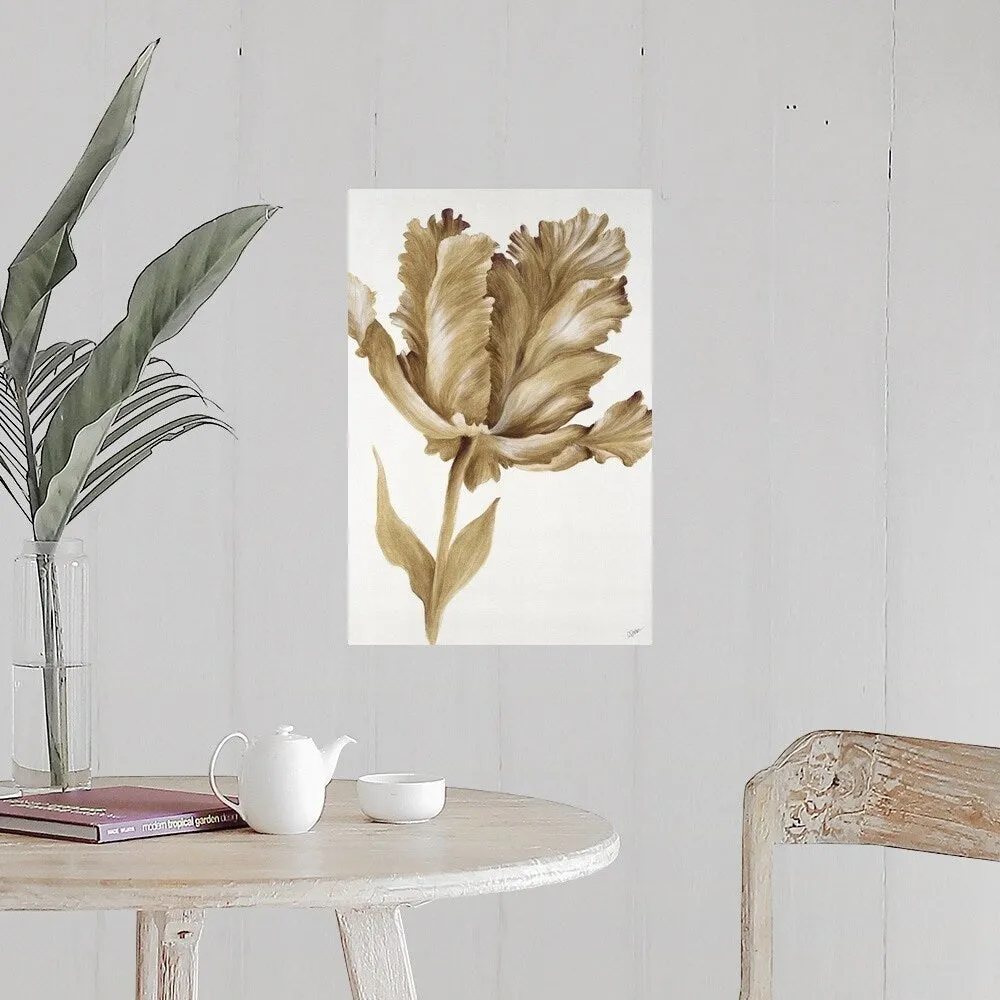 "Delicate Gold I" Poster Print