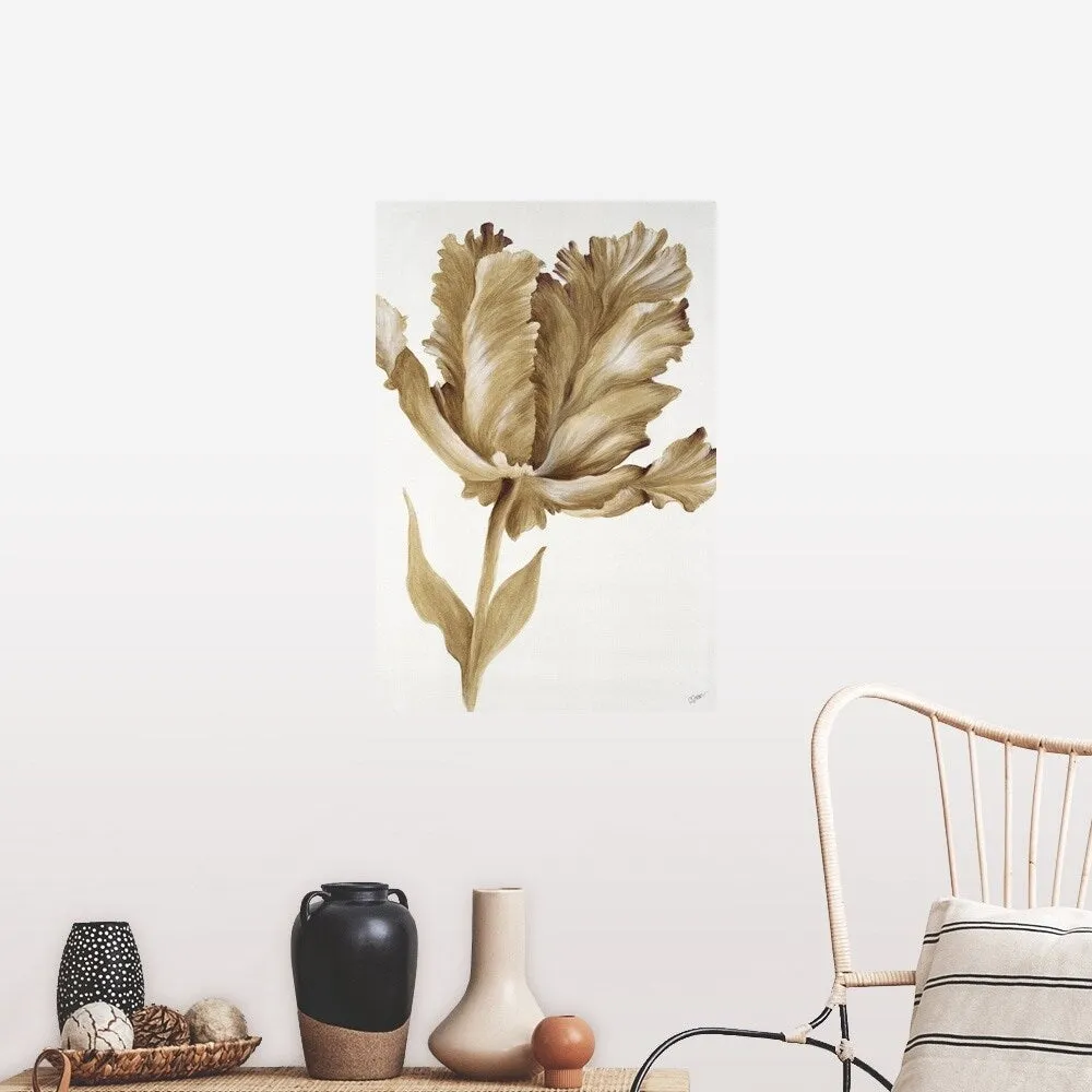 "Delicate Gold I" Poster Print