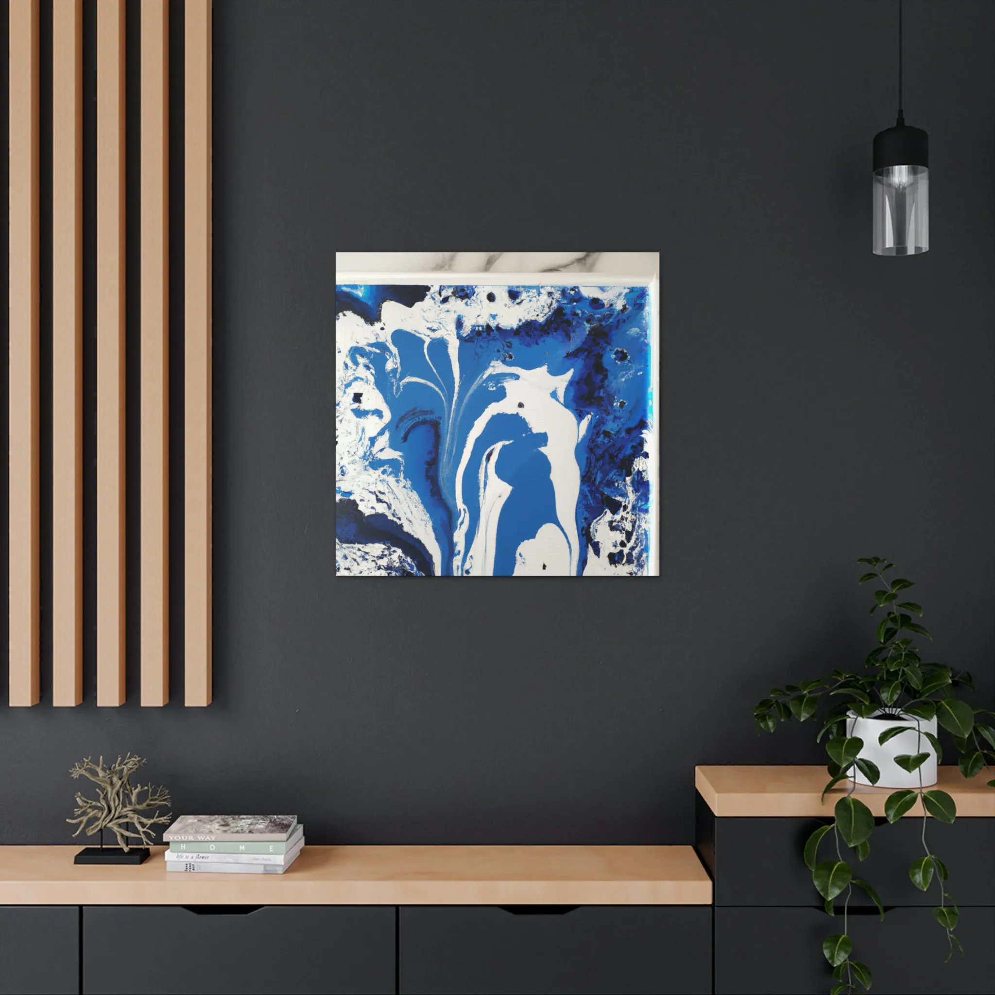 "Nebula Blue." - Canvas