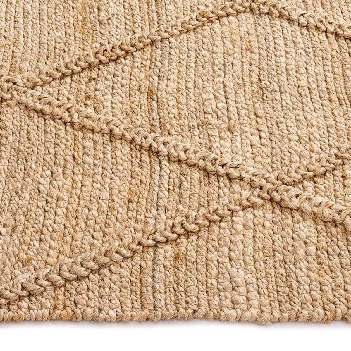 Sabra Diamond Lattice Jute Rug