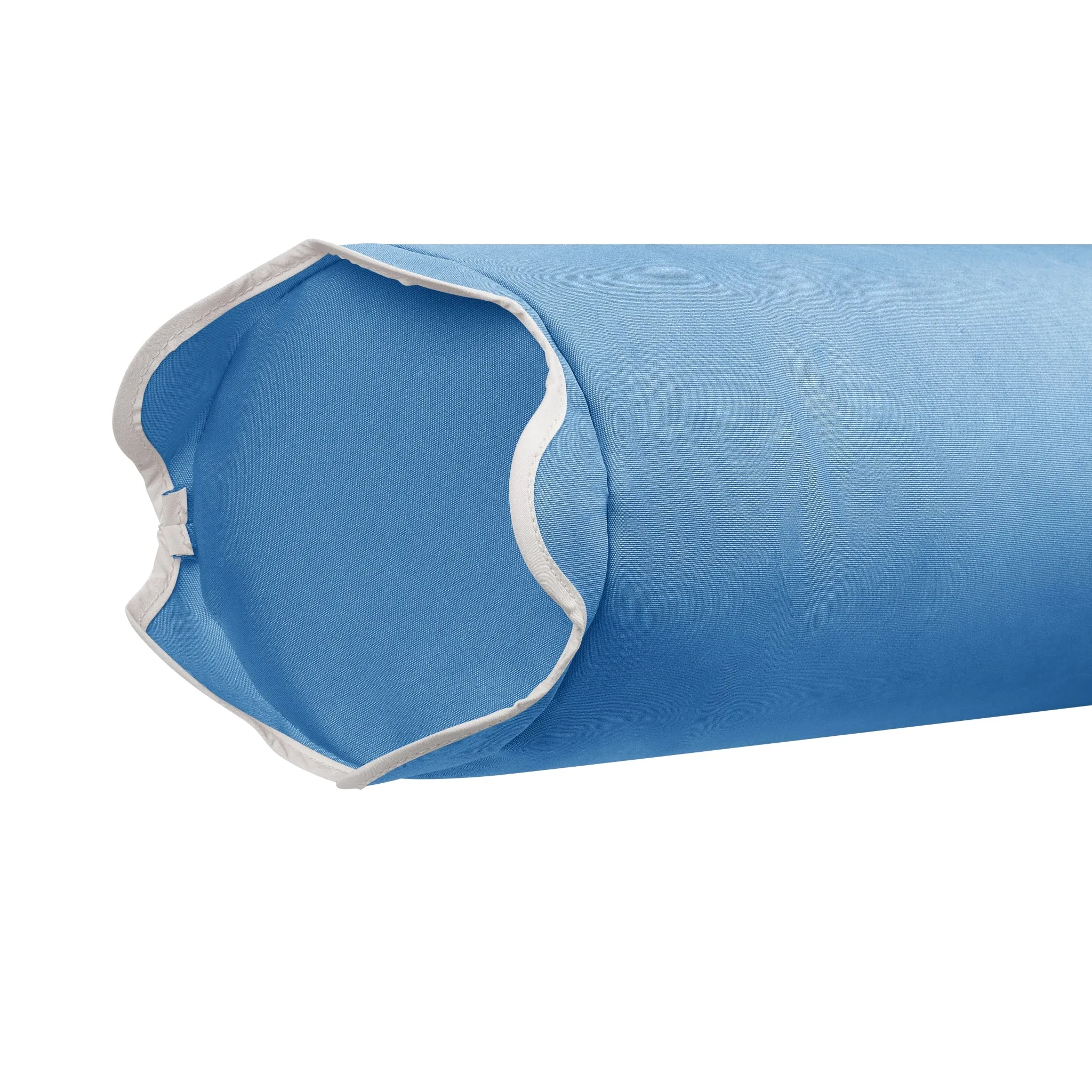 Scallop Bolster - French Blue Solid