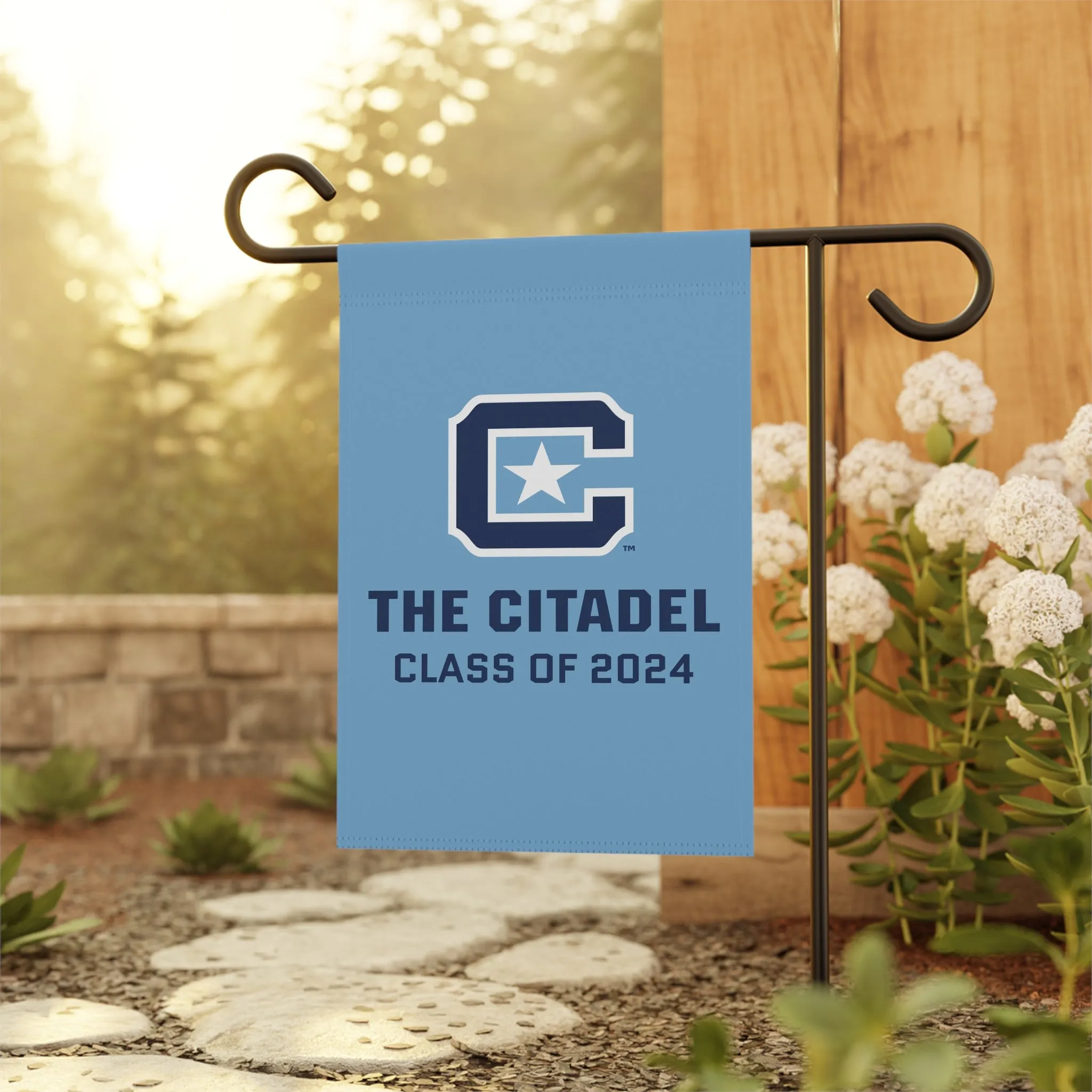 The Citadel, Class of 2024, C Star, Garden & House Banner- 12"x18"