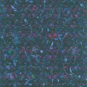 Topia - Flowers Night Digitally Printed Yardage