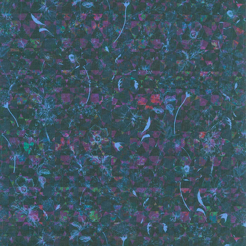 Topia - Flowers Night Digitally Printed Yardage