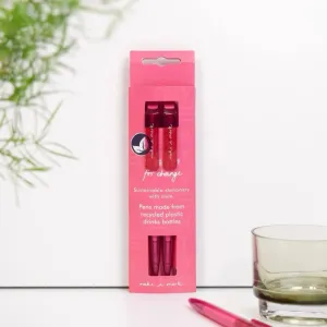 Vent Recycled Pens in Raspberry