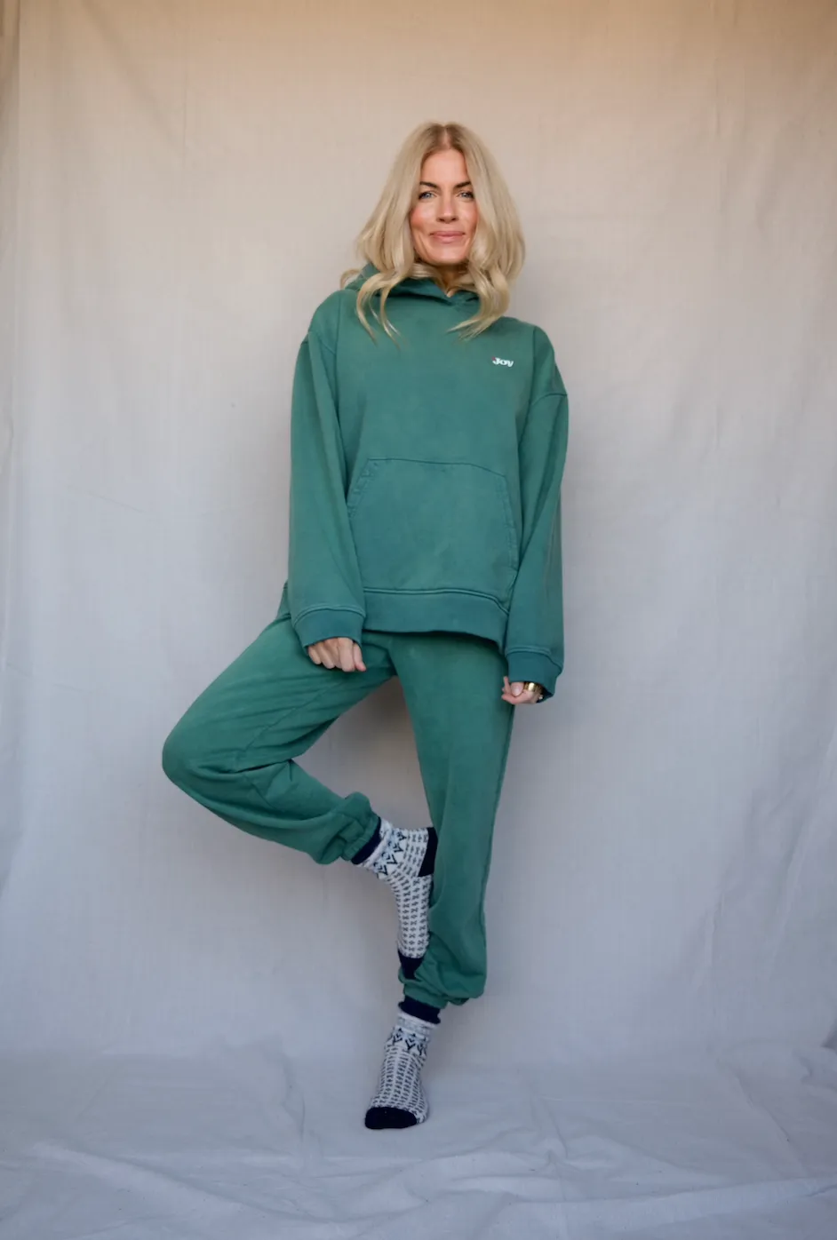 Vintage Fleece Hoodie - Joy
