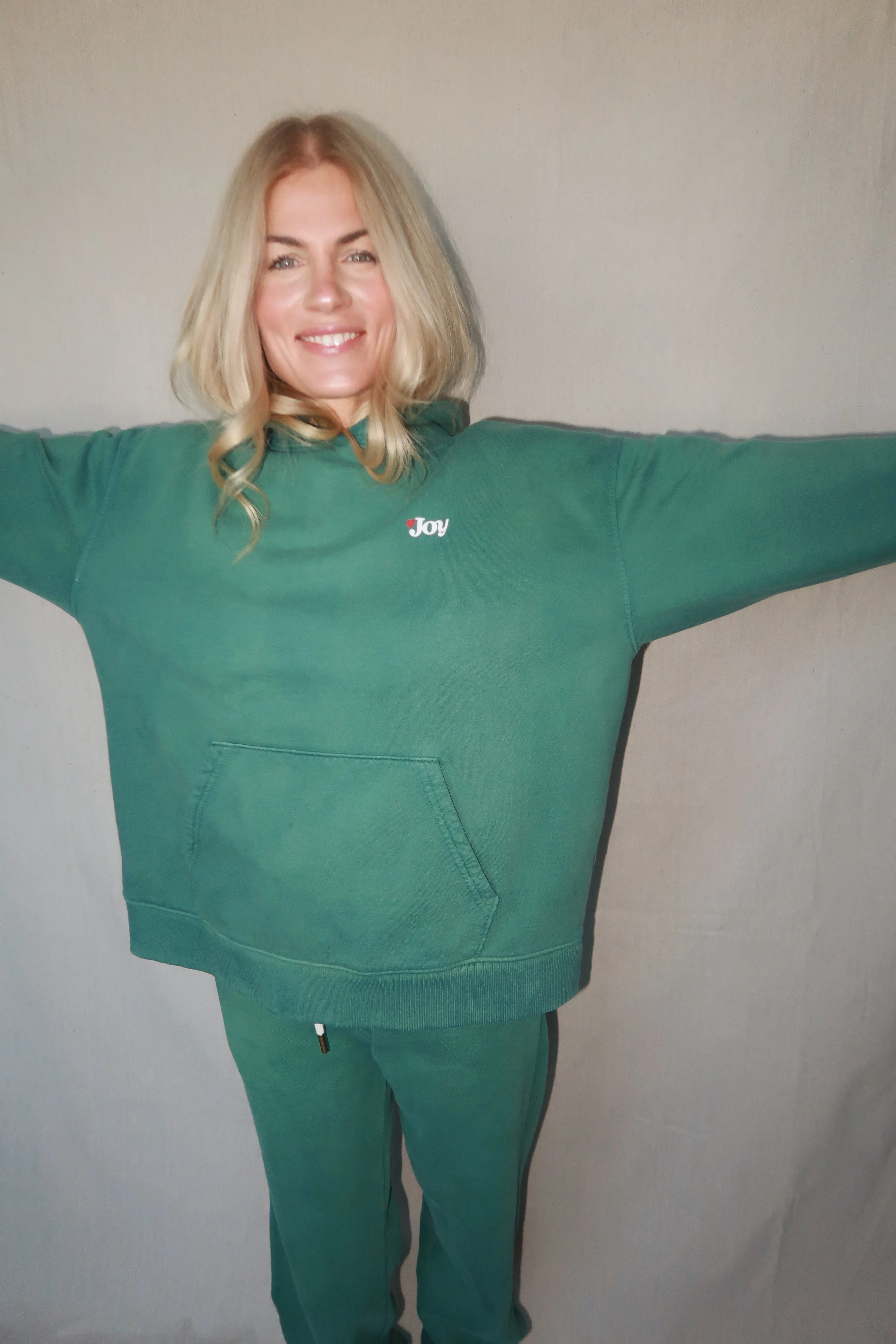 Vintage Fleece Hoodie - Joy