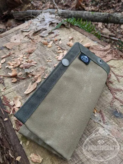 Waxed Canvas Travel Tray in 4 Sizes Perfect for keeping your gear together in the woods