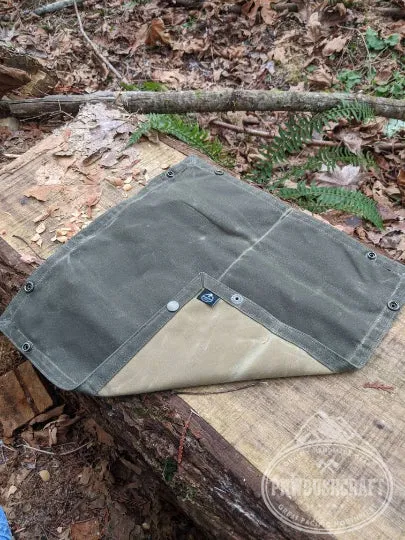 Waxed Canvas Travel Tray in 4 Sizes Perfect for keeping your gear together in the woods