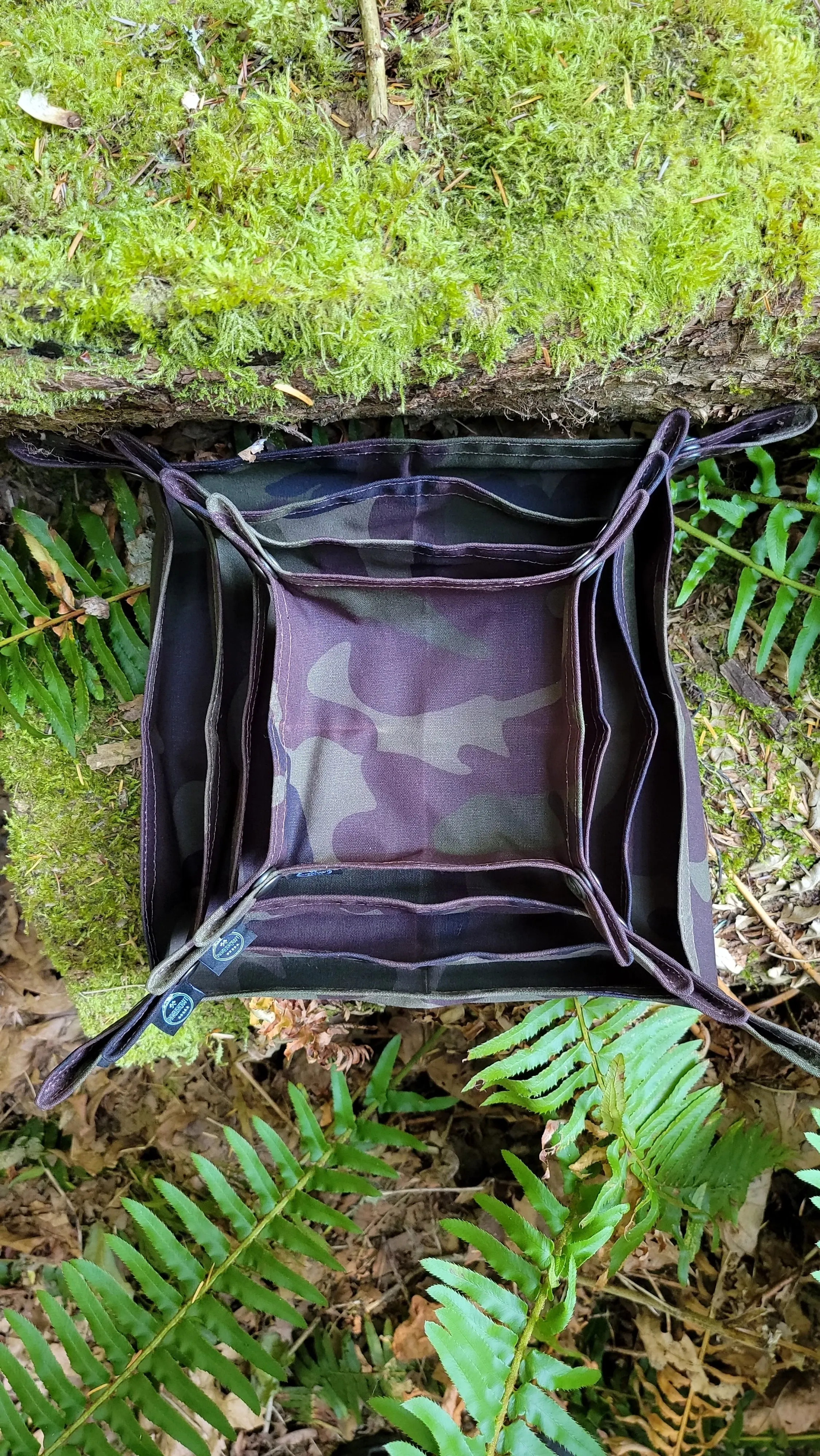 Waxed Canvas Travel Tray in 4 Sizes Perfect for keeping your gear together in the woods